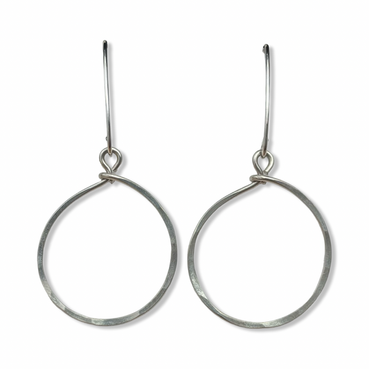 Hanging Hoop Earrings - Clovis Jewelry