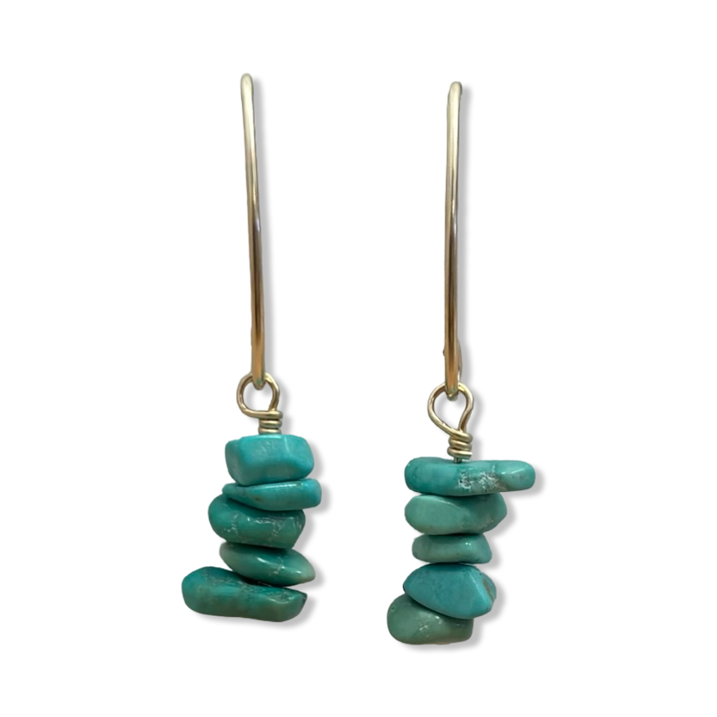 Turquoise Dangle Earrings - Clovis Jewelry