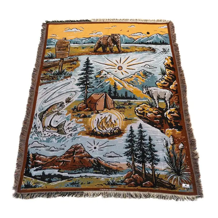 Knit Blanket - The Montana Scene