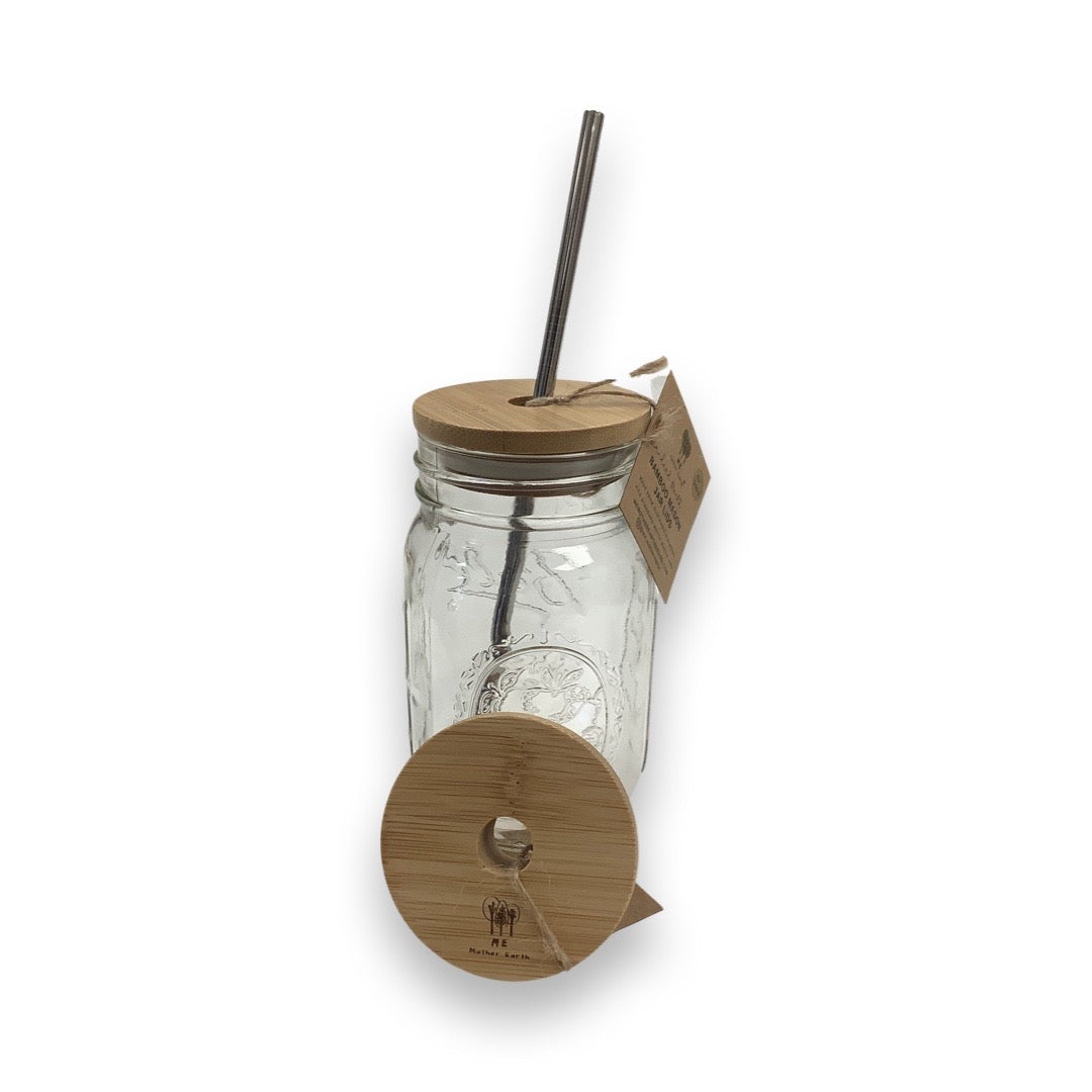 Bamboo Mason Jar Topper - ME Mother Earth