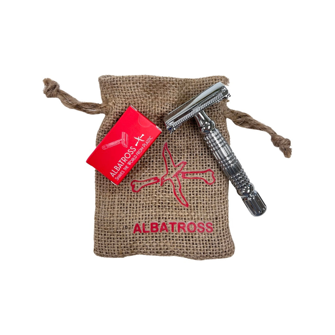 Safety Razor + 10 Pack Blades - Albatross